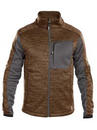 Arbeits Fleecejacke Braun